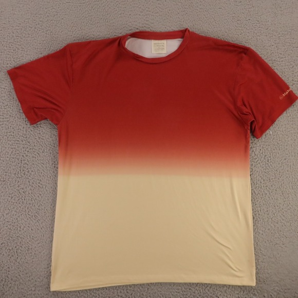 Makers‎ Mark Shirt Mens Large Red Yellow Short Sleeve Whisky - Picture 1 of 10